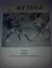 ЦСКА Москва - Спартак Москва 1992 кубок финал