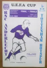 Андерлехт Бельгия - Тоттенхэм Англия КУБОК УЕФА 1984 ФИНАЛ