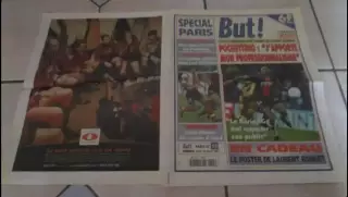 ПСЖ Франция - Таврия Симферополь Украина 2001 официальное издание