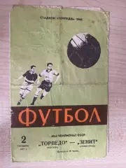 Торпедо Москва - Зенит Ленинград 1977