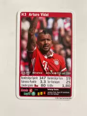 Футбол. Карточка Бавария Мюнхен 2016-2017 - Vidal