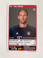 Футбол. Карточка Бавария Мюнхен 2016-2017 - Starke