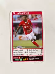 Футбол. Карточка Бавария Мюнхен 2016-2017 - Green