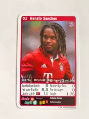 Футбол. Карточка Бавария Мюнхен 2016-2017 - Sanches