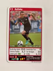 Футбол. Карточка Бавария Мюнхен 2016-2017 - Rafinha