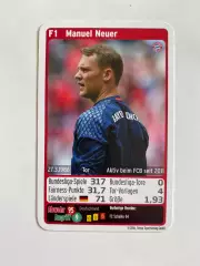 Футбол. Карточка Бавария Мюнхен 2016-2017 - Neuer