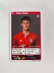 Футбол. Карточка Бавария Мюнхен 2016-2017 - Benko