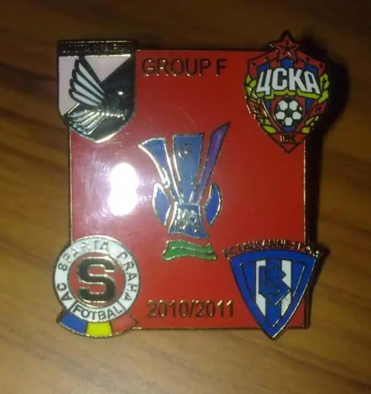 Знак ЦСКА Москва - Палермо - Спарта - Лозанна 2010-2011