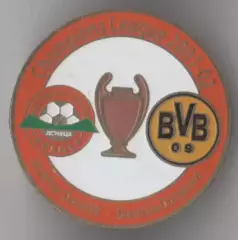 Знак Шахтер Донецк - Боруссия Дортмунд Германия 2001-2002