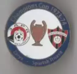 Знак футбол. Заря Луганск - Спартак Трнава 1973 №6