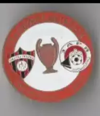 Знак футбол. Спартак Трнава - Заря Луганск 1973 №1