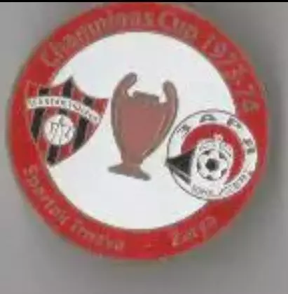 Знак футбол. Спартак Трнава - Заря Луганск 1973 №2
