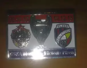 Знак ЦСКА Москва - Виктория Чехия 2013-2014 (2) Лига Чемпионов