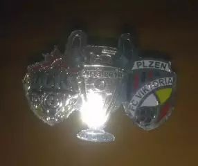 Знак ЦСКА Москва - Виктория Чехия 2013-2014 (1) Лига Чемпионов