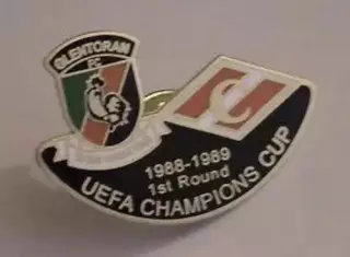 Знак футбол. Спартак Москва - Гленторан Северная Ирландия 1988