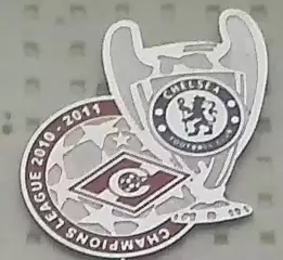 Футбол. Знак Спартак Москва - Челси Англия 2010-2011 №2