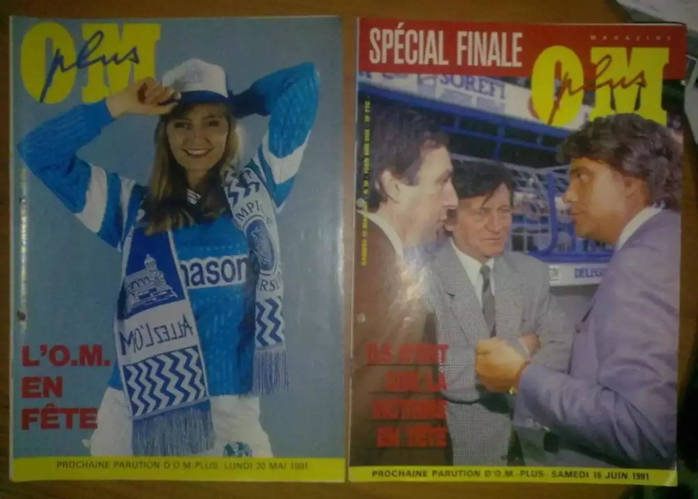 Црвена Звезда - Марсель Франция 1991 ФИНАЛ Кубок Чемпионов (изд Марсель) 2 вида
