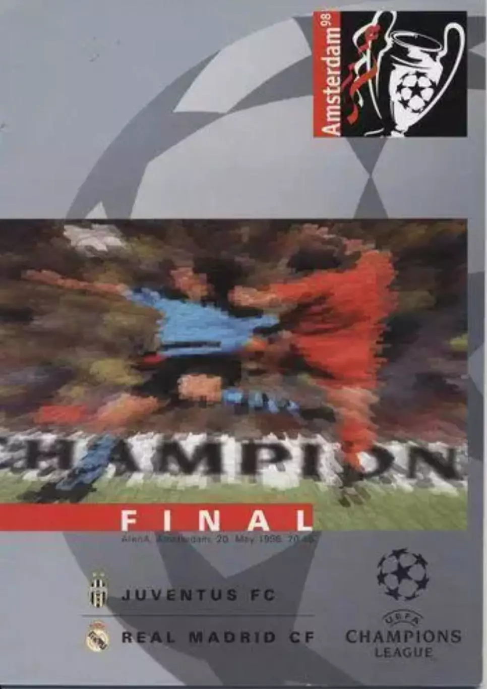 Ювентус Италия - Реал Испания 1998 ФИНАЛ Кубок (Лига) Чемпионов