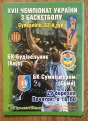 Баскетбол. Будивельник Киев - БК Сумыхимпром 2007-2008