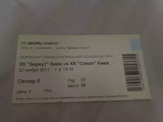 Хоккей. Беркут - Сокол Киев 2011 #2