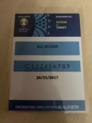 Баскетбол. Украина - Турция 2017 (пропуск игрока)