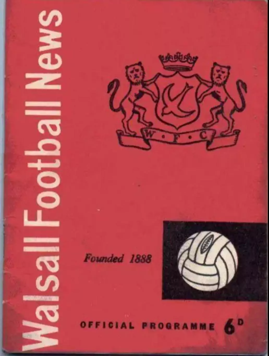 Уолсолл Walsall Англия - Динамо Москва Россия СССР 1965 МТМ