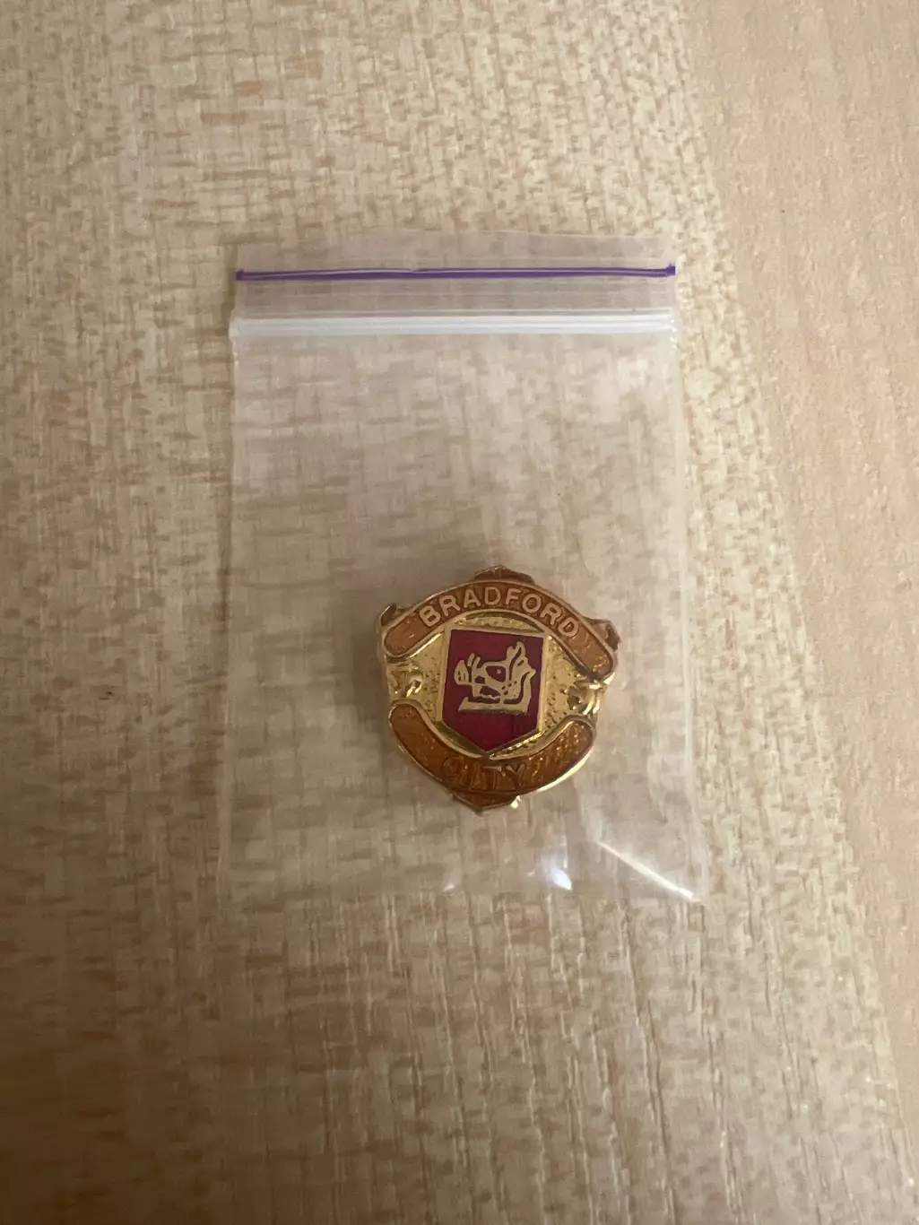 Знак Бредфорд Англия (заколка)