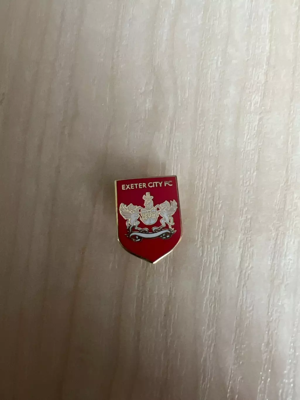 Знак Эксетер Англия (заколка)