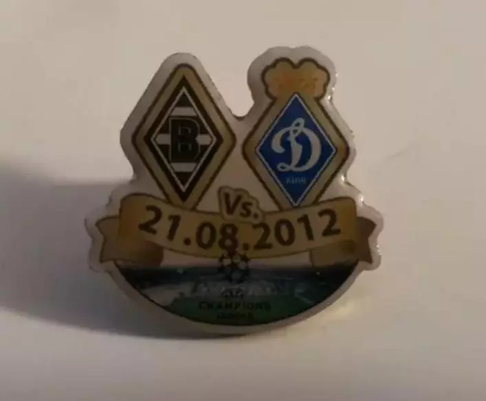 Знак Боруссия Германия - Динамо Киев 2012 (немецкий, оригинал)