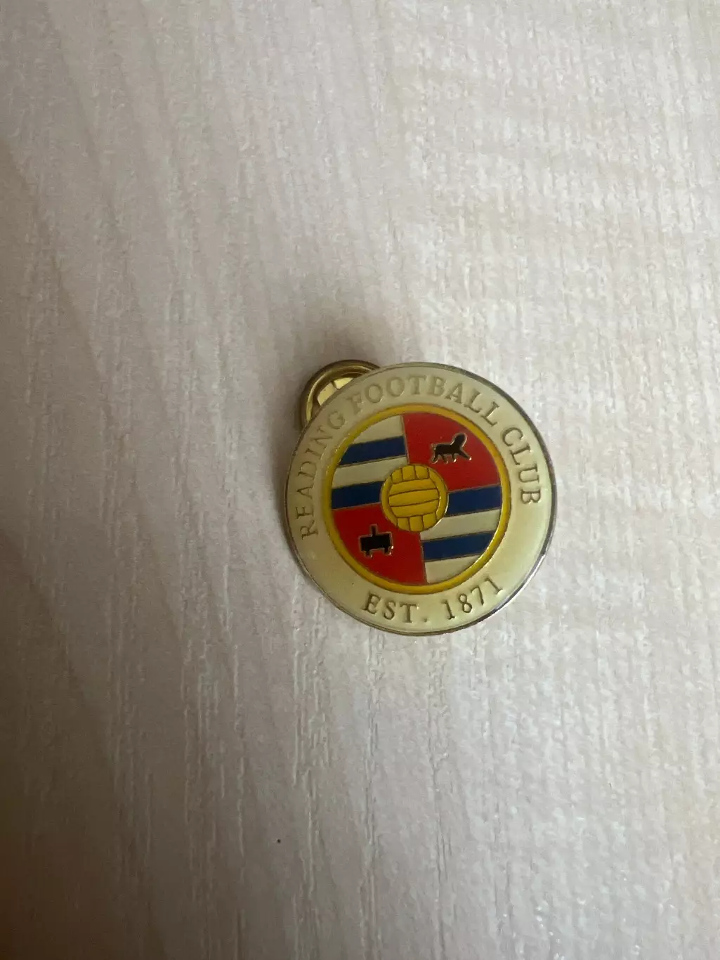 Футбол. Знак. Ридинг Англия