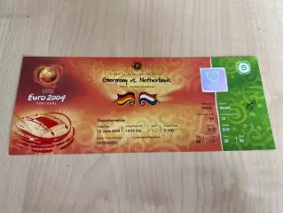 Футбол. Билет ЕВРО 2004 Германия - Нидерланды #8