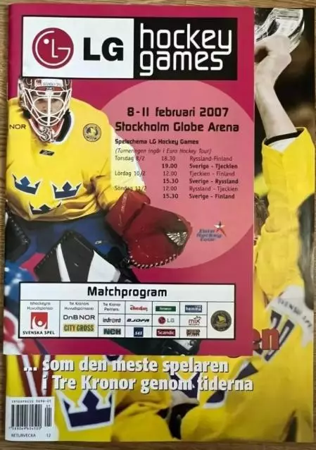 Хоккей. Турнир в Швеции 2007 Россия сборная