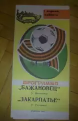 Бажановец Макеевка - Закарпатье Ужгород 1994-1995