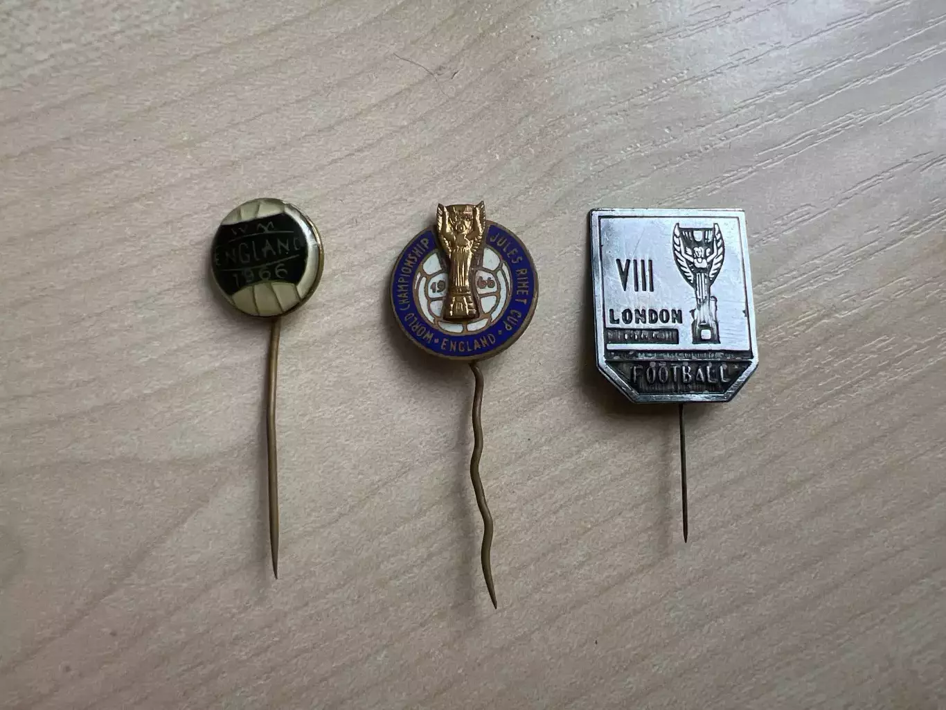 Знак 3 шт футбол Чемпионат Мира Англия 1966