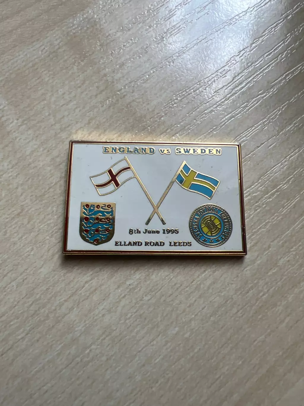 Знак Англия - Швеция 1995