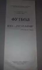 ЦСКА Москва - Ростсельмаш Ростов 1988