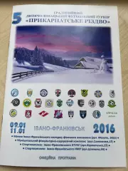 Турнир 2016 (Карпаты Львов, Мукачево, Оболонь, Житомир, Сумы, Одесса и др.)
