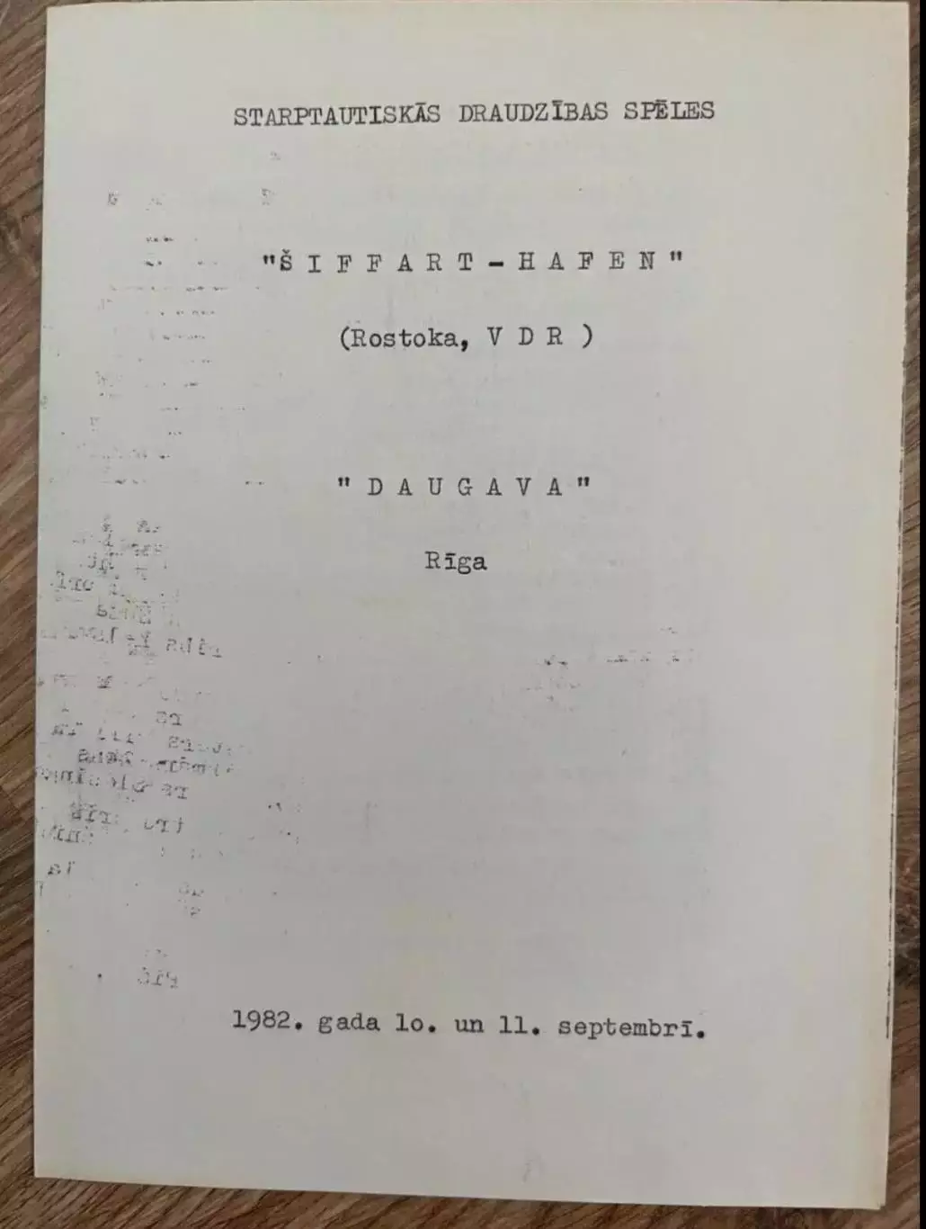 Даугава Рига СССР Латвия - Siffart-Hafen Росток ГДР Германия 1982