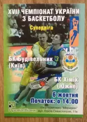 Баскетбол. Будивельник Киев - БК Химик Южный 2007-2008