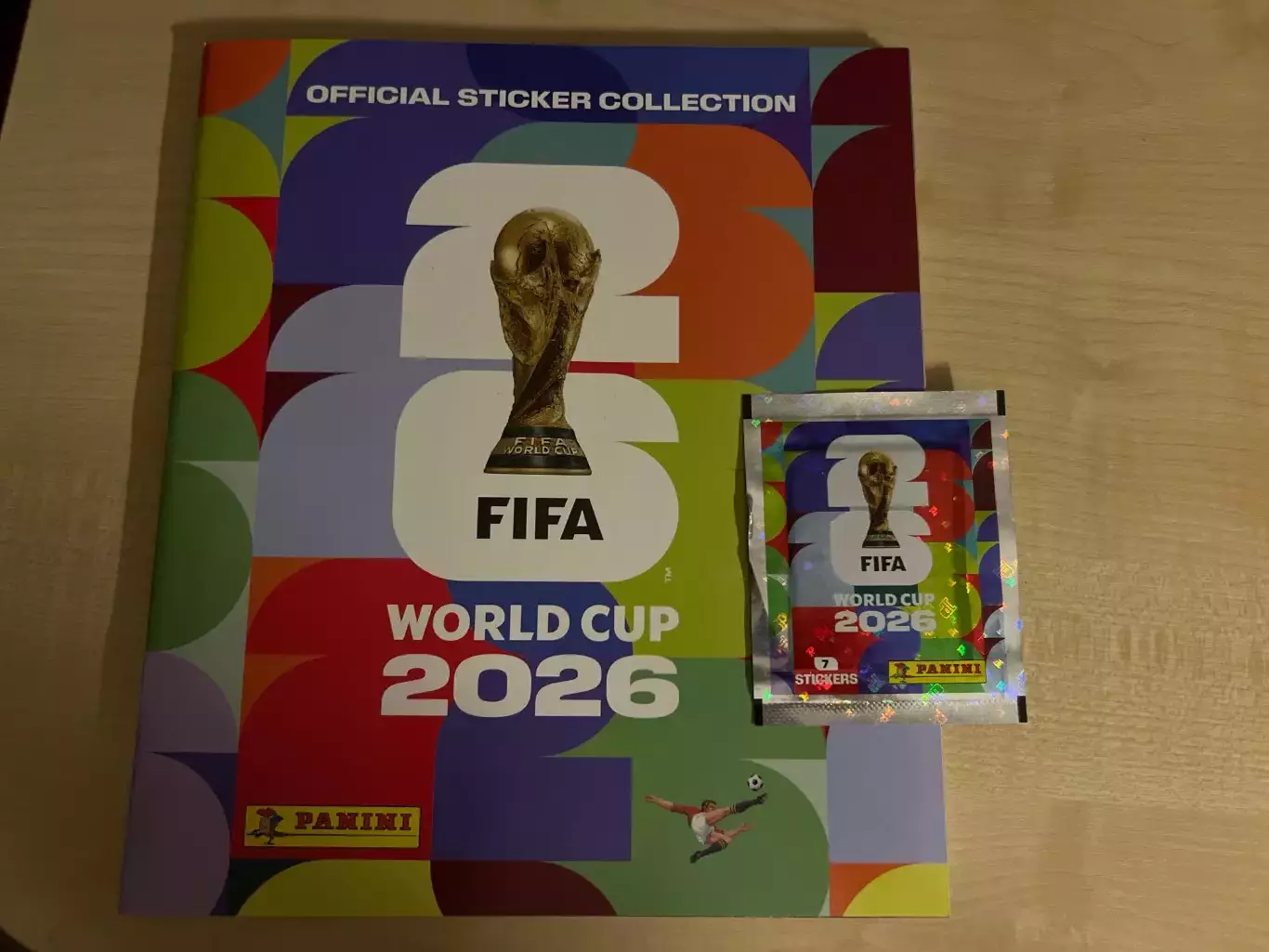 Журнал альбом Панини (PANINI) World Cup Чемпионат Мира 2026 пустой + 13 наклеек