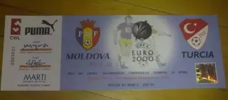 Билет Молдова - Турция - 1999