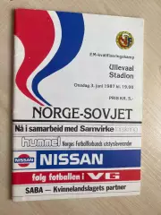 Норвегия - СССР 1987