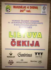 Литва - Чехия 1999
