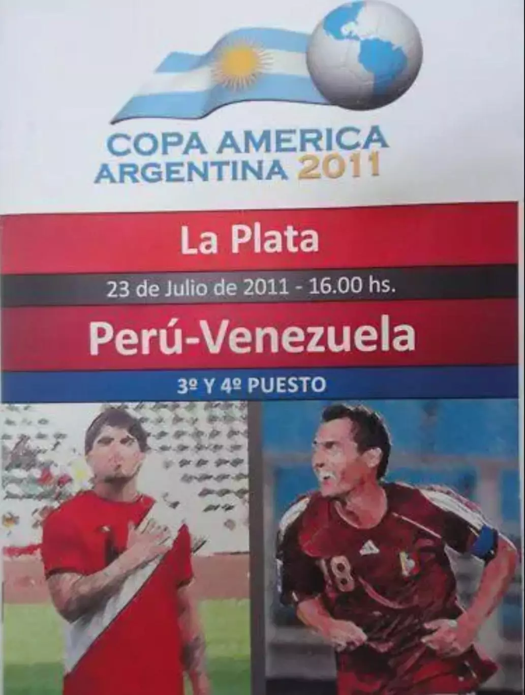 Программа Copa America 2011 Перу - Венесуэла
