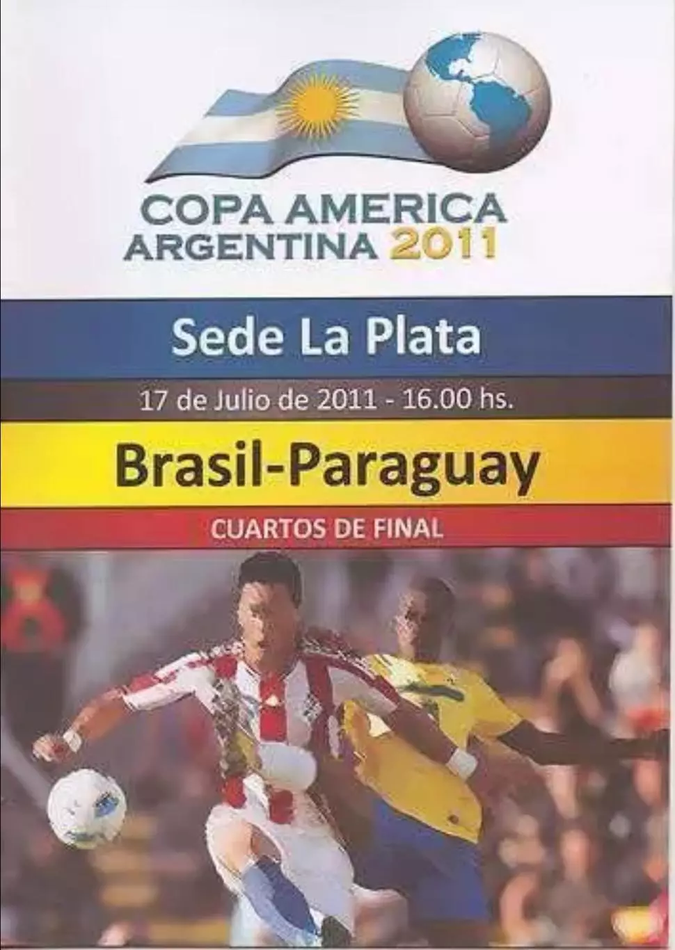 Программа Copa America 2011 Бразилия - Парагвай