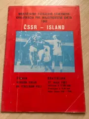 ЧССР Чехословакия - Исландия 1981