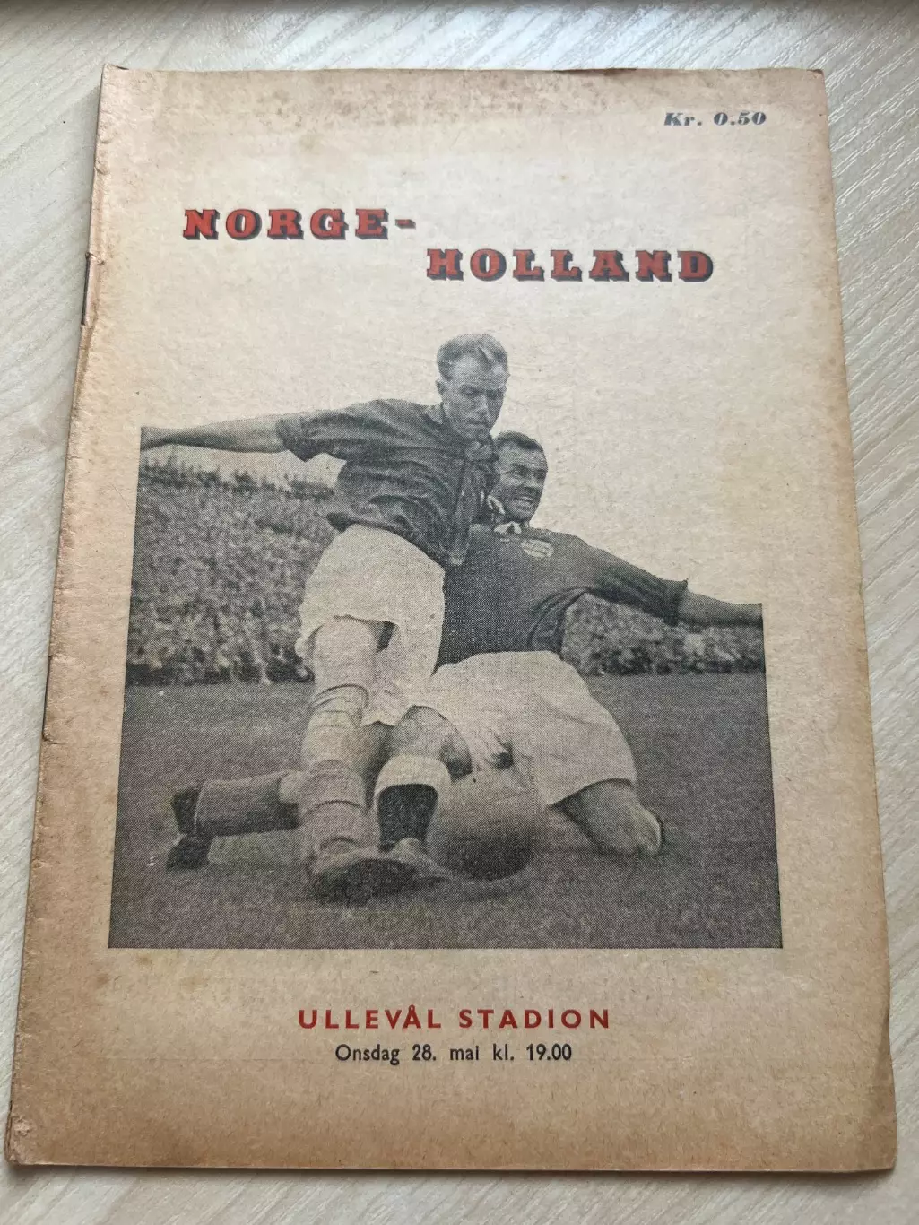Норвегия - Голландия Нидерланды 1958