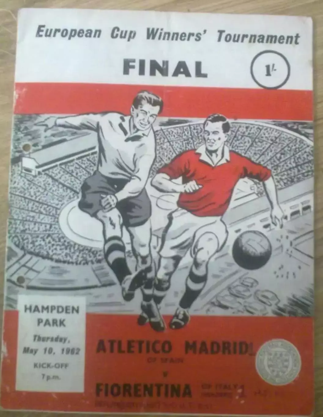 Атлетико Испания - Фиорентина Италия 1962 ФИНАЛ Кубок Кубков