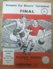 Атлетико Испания - Фиорентина Италия 1962 ФИНАЛ Кубок Кубков