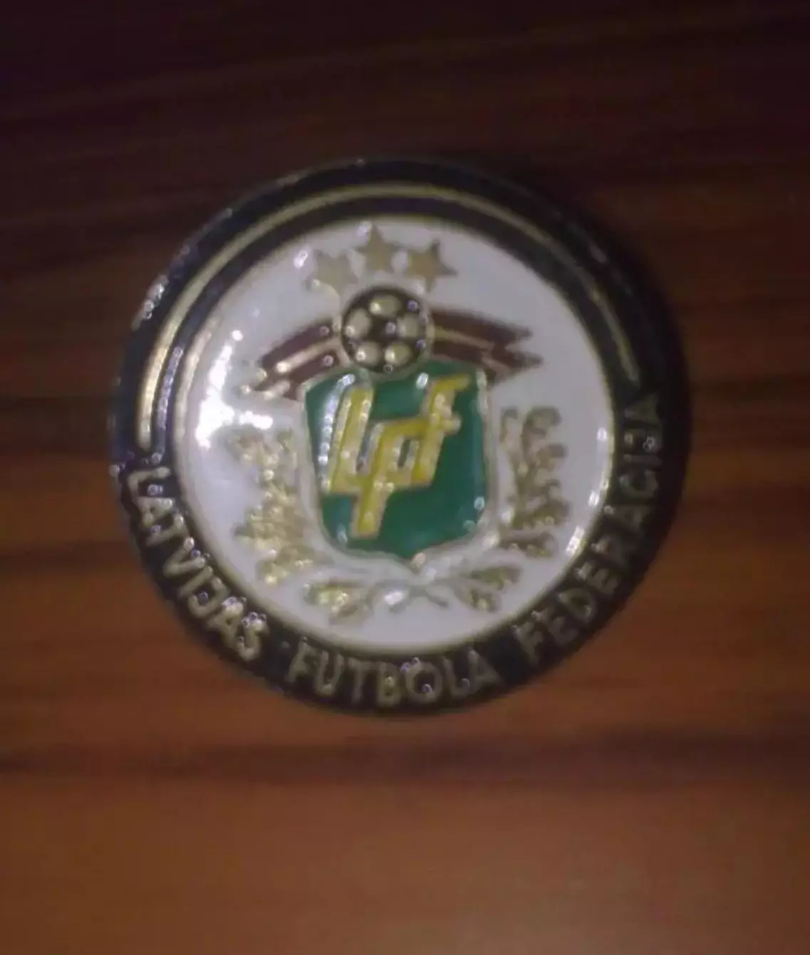 Футбол. Знак Федерация футбола Латвия